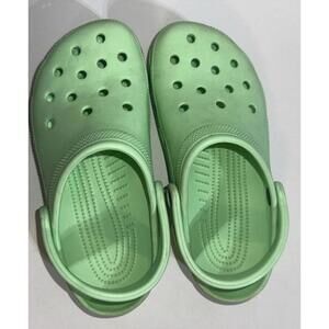 Crocs Classic Clog Sandals Green Unisex Waterproof Gorpcore Shoes Slippers M5 W7